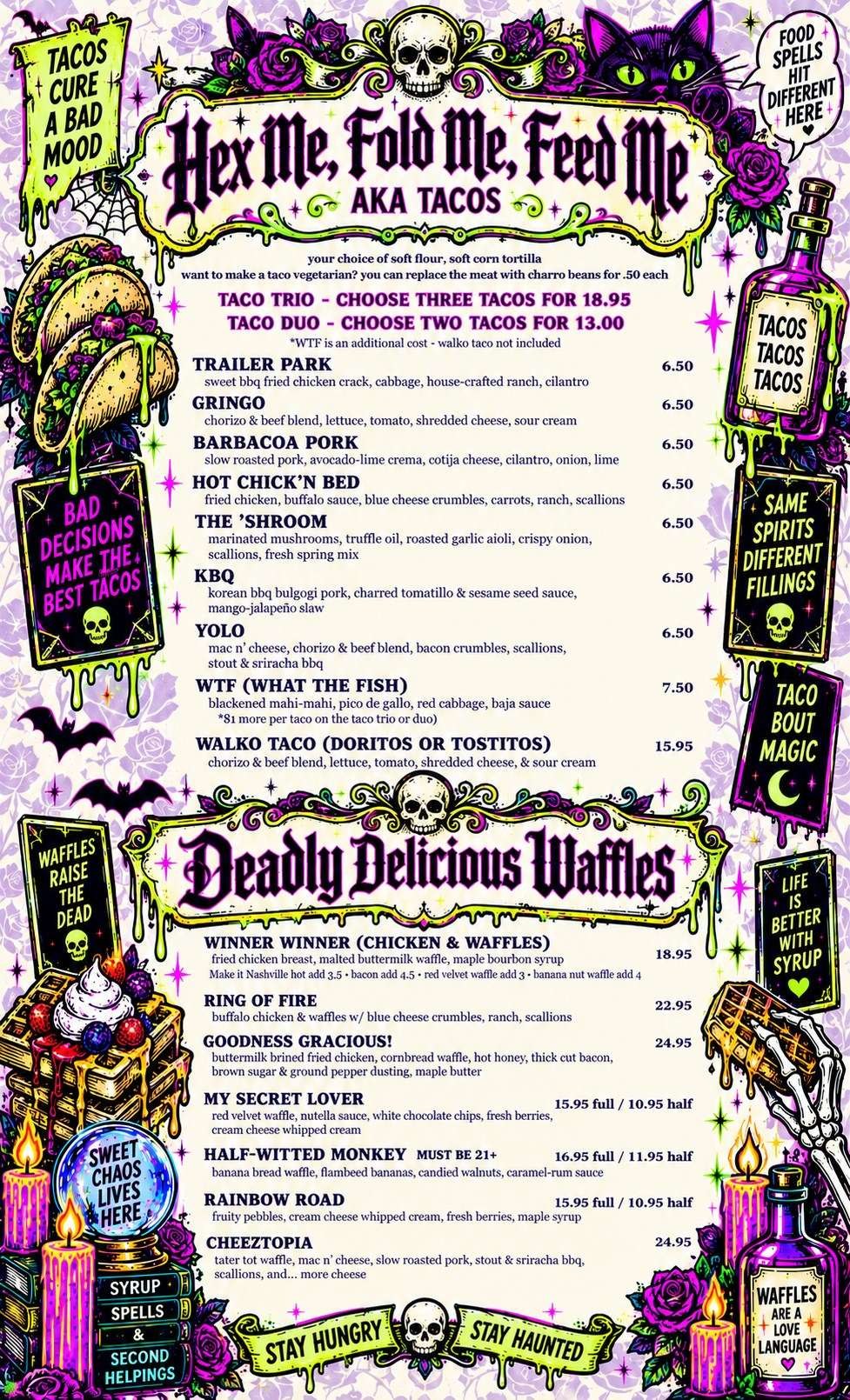 Food Menu, page 4 of 6