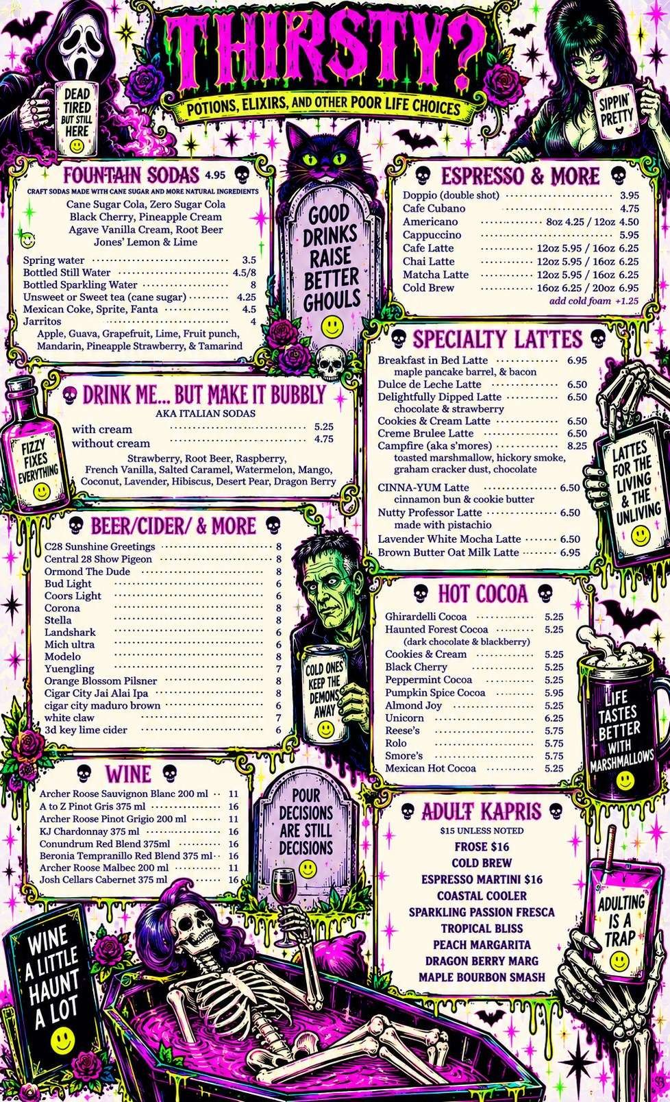 Food Menu, page 6 of 6